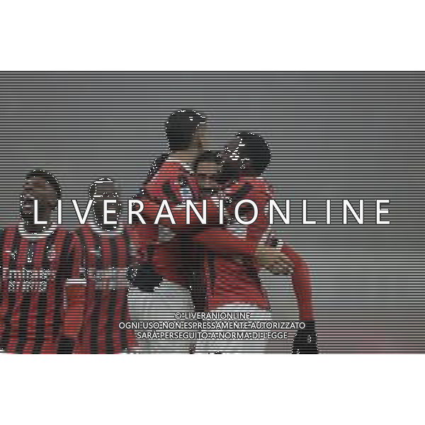 Esultanza dopo il secondo gol di Tijjani rejinders con alvaro morata -MILAN - EMPOLI CAMPIONATO CALCIO SERIE A 30.11.2024 ©PAOLO GIAMPIETRI - AGENZIA ALDO LIVERANI SAS
