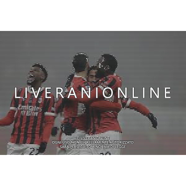 Esultanza dopo il secondo gol di Tijjani rejinders con alvaro morata -MILAN - EMPOLI CAMPIONATO CALCIO SERIE A 30.11.2024 ©PAOLO GIAMPIETRI - AGENZIA ALDO LIVERANI SAS