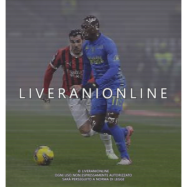 THEO HERNANDEZ E EMMANUEL GYASI -MILAN - EMPOLI CAMPIONATO CALCIO SERIE A 30.11.2024 ©PAOLO GIAMPIETRI - AGENZIA ALDO LIVERANI SAS