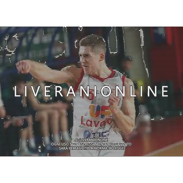 IMOLA 30 11 2024 UP ANDREA COSTA BASKET-TREVIGLIO SERIE B1 NELLA FOTO RABBIA DI MAKS KLANJSCEKO DOPO UN FALLO NON FISCHIATO ©SANNA - AGENZIA ALDO LIVERANI SAS