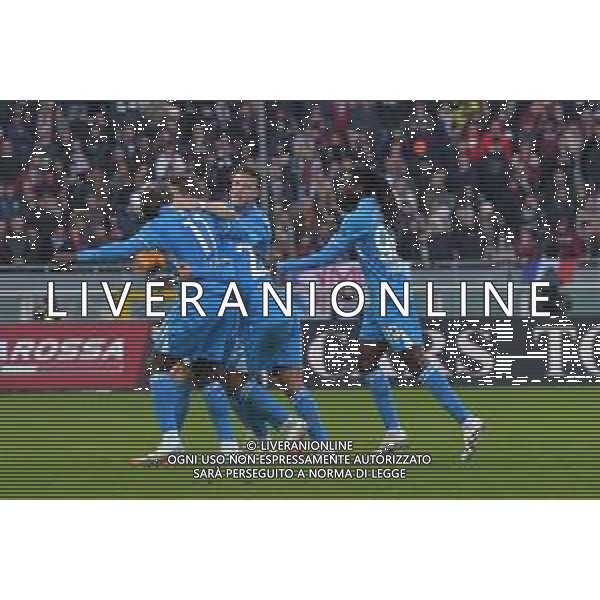 Torino 01.12.24 Stadio Grande Torino @Manuela Viganti/Ag. Aldo Liverani sas Torino vs Napoli Campionato Calcio Serie A Enilive 2024/2025 14a giornata Nella foto: esultanza napoli di dopo il gol di scott mctominay ©Viganti -AGENZIA ALDO LIVERANI SAS