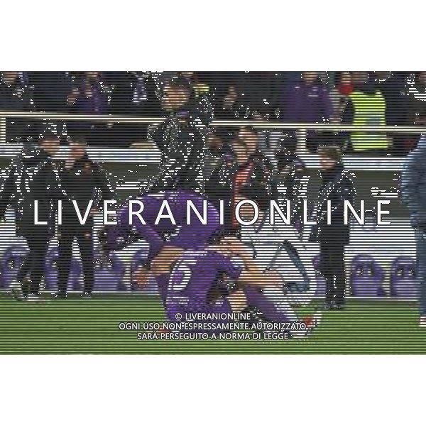 Fiorentina vs Inter Campionato Serie A Enilive Stadio Artemio Franchi Firenze 1-12-2024 Nella foto: Disperazione giocatori Fiorentina dopo il malore di Edoardo Bove ©Andrea Rosito - AGENZIA ALDO LIVERANI SAS