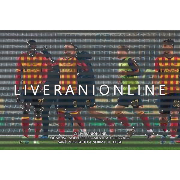 TVEM December 01, 2024 Lecce, Italy - US Lecce vs Juventus FC - Italian soccer serie A 2024/25 - Via Del Mare Stadium. In the pic: Ante Rebic of US Lecce celebrates after scoring a goal ©Emmanuele Mastrodonato - AGENZIA ALDO LIVERANI SAS