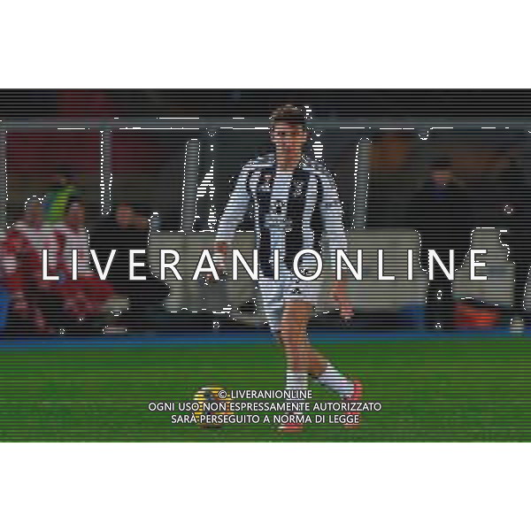 TVEM December 01, 2024 Lecce, Italy - US Lecce vs Juventus FC - Italian soccer serie A 2024/25 - Via Del Mare Stadium. In the pic: Andrea Cambiaso of Juventus FOTO EMMANUELE MASTRODONATO-AG ALDO LIVERANI SAS