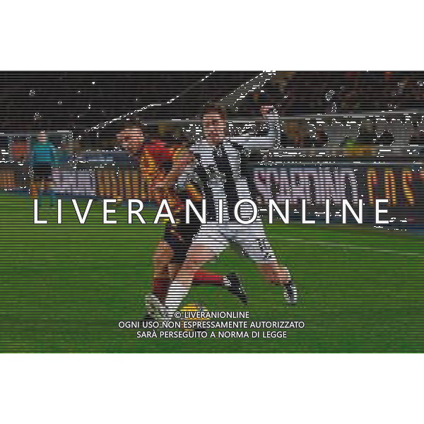 TVEM December 01, 2024 Lecce, Italy - US Lecce vs Juventus FC - Italian soccer serie A 2024/25 - Via Del Mare Stadium. In the pic: Kenan Yıldız of Juventus in action against Frederic Guilbert of US Lecce FOTO EMMANUELE MASTRODONATO-AG ALDO LIVERANI SAS