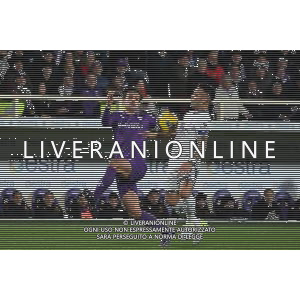 Fiorentina vs Inter Campionato Serie A Enilive Stadio Artemio Franchi Firenze 1-12-2024 Nella foto: Lautaro Martinez e Luca Ranieri foto andrea rosito-ag aldo liveraani sas