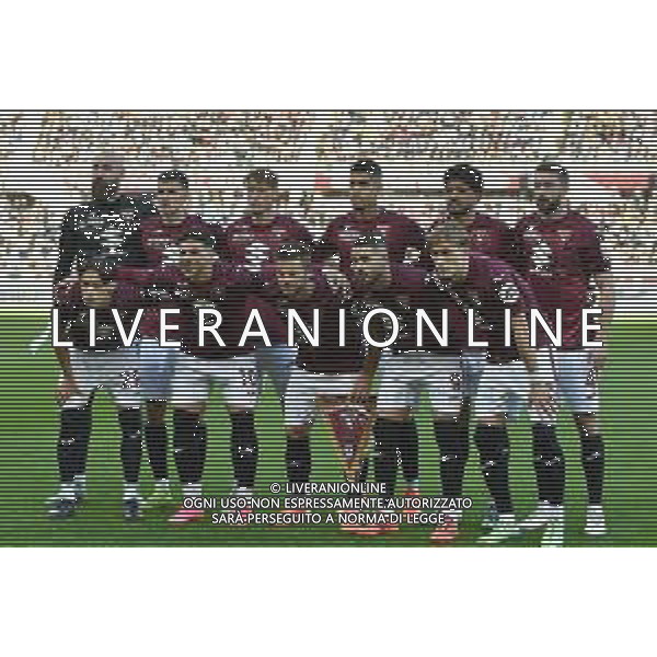 Torino 01.12.24 Stadio Grande Torino @Manuela Viganti/Ag. Aldo Liverani sas Torino vs Napoli Campionato Calcio Serie A Enilive 2024/2025 14a giornata Nella foto: la formazione del torino da sx verso dx: vanja milinkovic savic, gvidas gineitis, mergom vojvoda, adam masina, saul coco, sebastian walukiewicz, samuele ricci, che adams, karol linetty, antonio sanabria, marcus pedersen