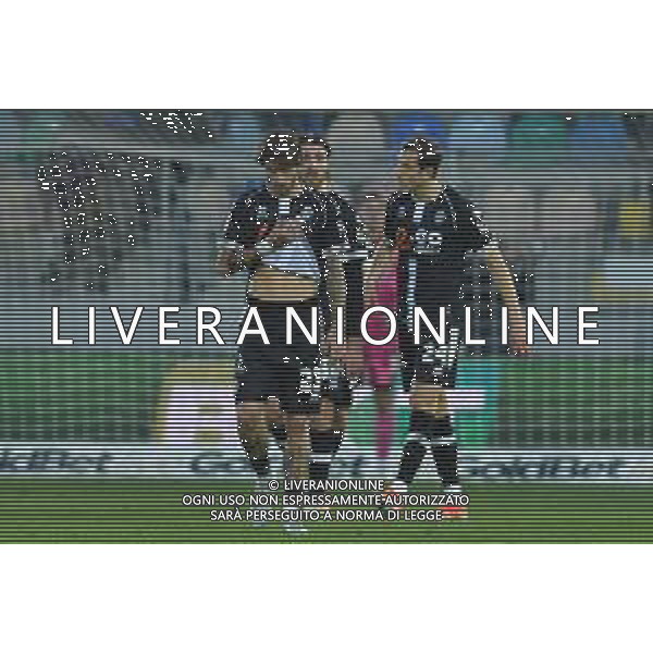FROSINONE - CESENA CAMPIONATO CALCIO SERIE B 01.12.2024 NELLA FOTO MIRKO ANTONUCCI E MASSIMILIANO MANGRAVITI ©INSABATO MASSIMO - AGENZIA ALDO LIVERANI SAS