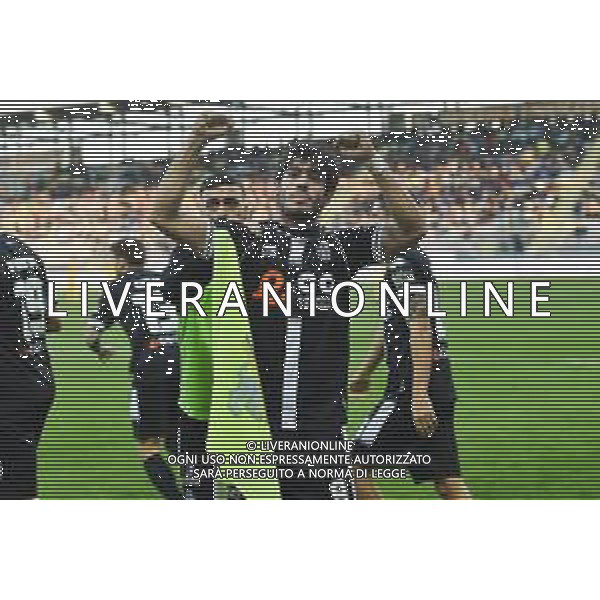 FROSINONE - CESENA CAMPIONATO CALCIO SERIE B 01.12.2024 NELLA FOTO ESULTANZA DOPO IL GOL DI CRISTIAN SHPENDI ©INSABATO MASSIMO - AGENZIA ALDO LIVERANI SAS