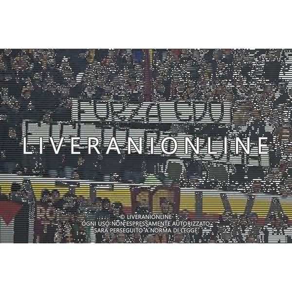 Roma vs Atalanta Campionato Serie A Enilive - 14 Giornata Stadio Olimpico - Roma 02-12-2024 nella foto Striscione tifosi per Edoardo Bove ©Federico Gaetano - AGENZIA ALDO LIVERANI SAS