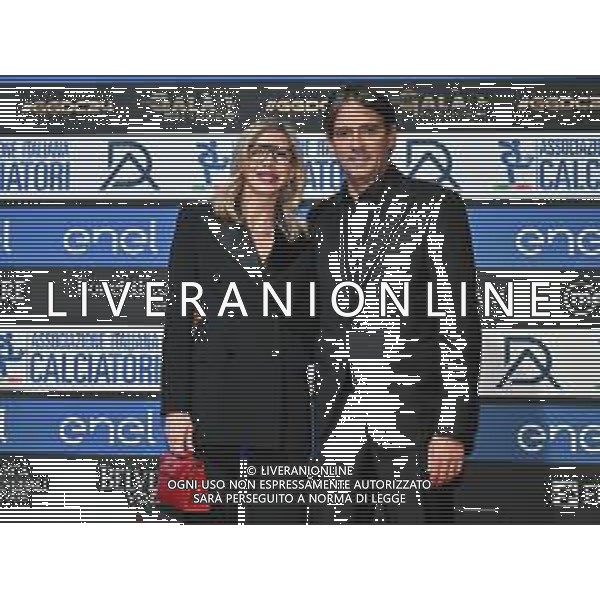TVRG Gala Calcio 2024 nella foto Gaia Lucariello e Simone Inzaghi allenatore Inter Milano 02-12-2024 Gran Gala del Calcio 2024, l\'appuntamento organizzato dall\'AIC Associazione Italiana Calciatori per premiare i protagonisti della stagione 2023-2024 foto Roberto Garavaglia/ag. Aldo Liverani sas