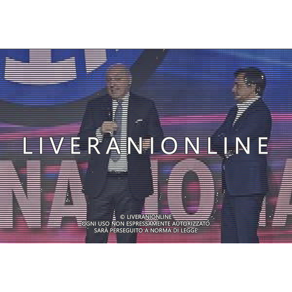 TVRG Gala Calcio 2024 nella foto premiazione Inter come miglior società dell\'anno, a SX Giuseppe Marotta presidente Inter Milano 02-12-2024 Gran Gala del Calcio 2024, l\'appuntamento organizzato dall\'AIC Associazione Italiana Calciatori per premiare i protagonisti della stagione 2023-2024 foto Roberto Garavaglia/ag. Aldo Liverani sas