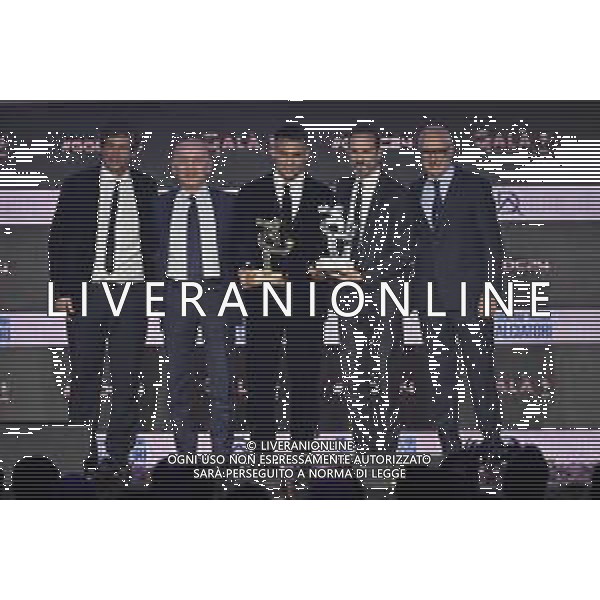 TVRG Gala Calcio 2024 nella foto Lautaro Martinez (Inter) miglior giocatore della passata stagione Milano 02-12-2024 Gran Gala del Calcio 2024, l\'appuntamento organizzato dall\'AIC Associazione Italiana Calciatori per premiare i protagonisti della stagione 2023-2024 foto Roberto Garavaglia/ag. Aldo Liverani sas