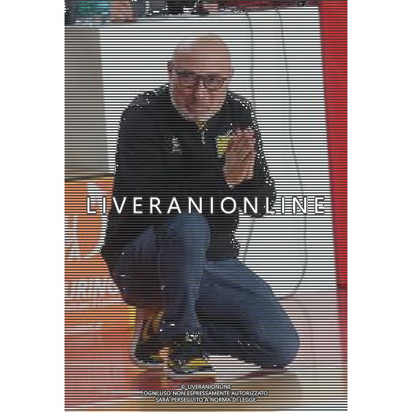 IMOLA 01 12 2024 NEUPHARMA VIRTUS IMOLA BASKET-CAPO D\'ORLANDO 85-75 SERIE B1 NELLA FOTO ALLENATORE GIANLUIGI GALETTI VIRTUS IMOLA ©SANNA - AGENZIA ALDO LIVERANI SAS