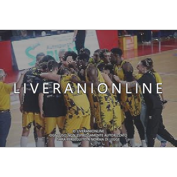 IMOLA 01 12 2024 NEUPHARMA VIRTUS IMOLA BASKET-CAPO D\'ORLANDO 85-75 SERIE B1 NELLA FOTO VIRTUS DOPO LA PARTITA ©SANNA - AGENZIA ALDO LIVERANI SAS