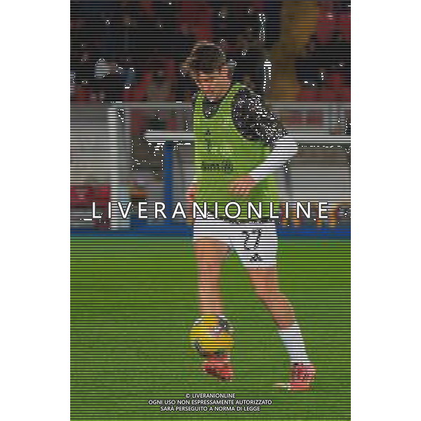 TVEM December 01, 2024 Lecce, Italy - US Lecce vs Juventus FC - Italian soccer serie A 2024/25 - Via Del Mare Stadium. In the pic: Andrea Cambiaso of Juventus ©Emmanuele Mastrodonato - AGENZIA ALDO LIVERANI SAS