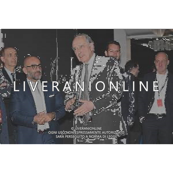 TVRG Gala Calcio 2024 nella foto Giancarlo Abete Milano 02-12-2024 Gran Gala del Calcio 2024, l\'appuntamento organizzato dall\'AIC Associazione Italiana Calciatori per premiare i protagonisti della stagione 2023-2024 foto Roberto Garavaglia/ag. Aldo Liverani sas