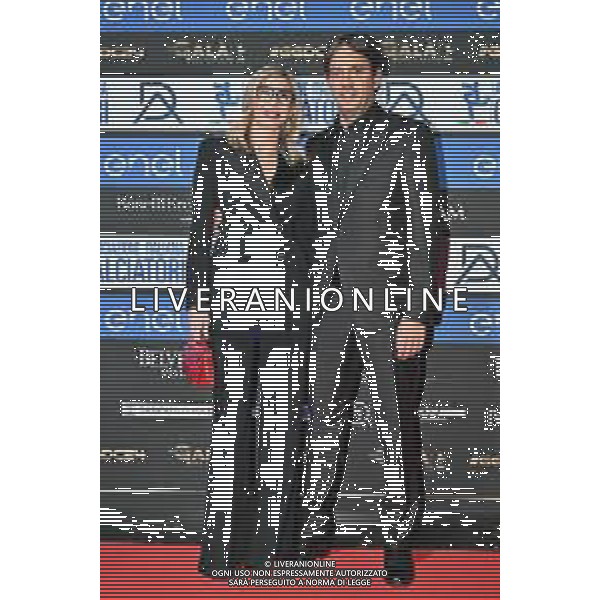 TVRG Gala Calcio 2024 nella foto Gaia Lucariello e Simone Inzaghi allenatore Inter Milano 02-12-2024 Gran Gala del Calcio 2024, l\'appuntamento organizzato dall\'AIC Associazione Italiana Calciatori per premiare i protagonisti della stagione 2023-2024 foto Roberto Garavaglia/ag. Aldo Liverani sas
