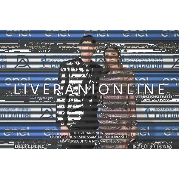TVRG Gala Calcio 2024 nella foto Alessandro Bastoni (Inter) e Camilla Bresciani Milano 02-12-2024 Gran Gala del Calcio 2024, l\'appuntamento organizzato dall\'AIC Associazione Italiana Calciatori per premiare i protagonisti della stagione 2023-2024 foto Roberto Garavaglia/ag. Aldo Liverani sas