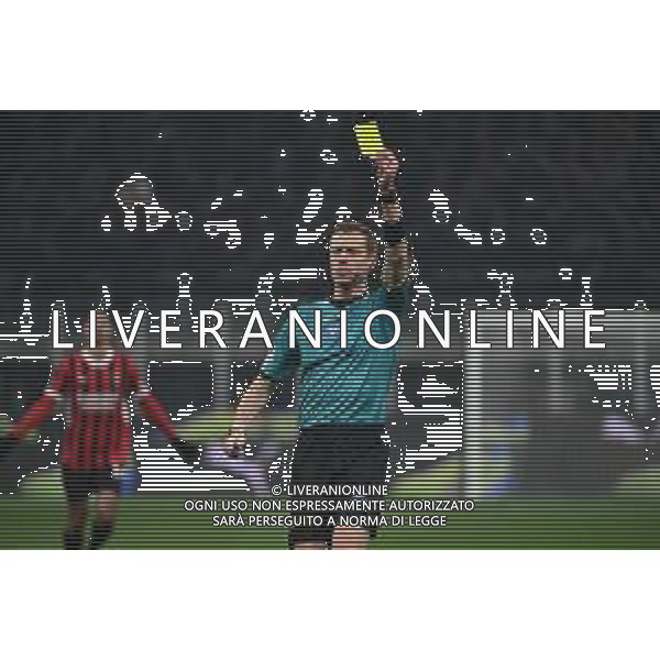 Milan vs Sassuolo nella foto l\'arbitro Kevin Bonacina di Bergamo Milano 03-12-2024 Stadio Giuseppe Meazza - San Siro Coppa Italia Frecciarossa - ottavi di finale foto Roberto Garavaglia/Agenzia Aldo Liverani sas- AGENZIA ALDO LIVERANI SAS