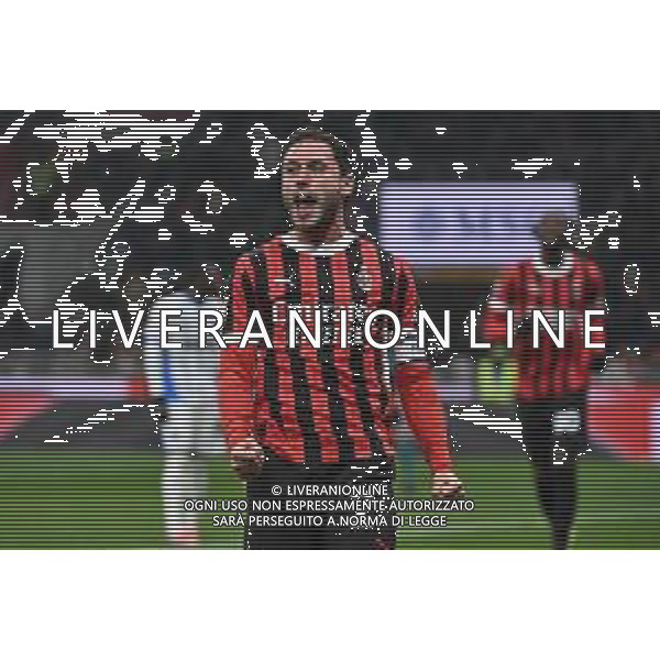 Milan vs Sassuolo nella foto Davide Calabria (Milan) esultanza dopo il gol del 5 a 0 Milano 03-12-2024 Stadio Giuseppe Meazza - San Siro Coppa Italia Frecciarossa - ottavi di finale foto Roberto Garavaglia/Agenzia Aldo Liverani sas- AGENZIA ALDO LIVERANI SAS
