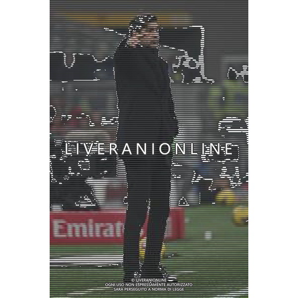 Milan vs Sassuolo nella foto Paulo Fonseca allenatore Milan Milano 03-12-2024 Stadio Giuseppe Meazza - San Siro Coppa Italia Frecciarossa - ottavi di finale foto Roberto Garavaglia/Agenzia Aldo Liverani sas