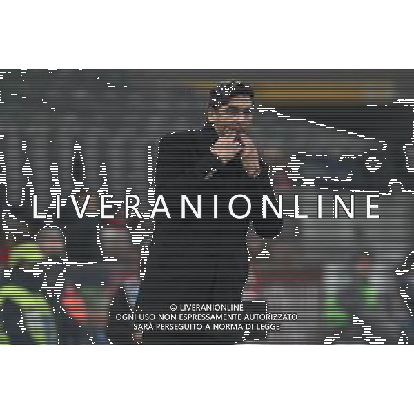 Milan vs Sassuolo nella foto Paulo Fonseca allenatore Milan Milano 03-12-2024 Stadio Giuseppe Meazza - San Siro Coppa Italia Frecciarossa - ottavi di finale foto Roberto Garavaglia/Agenzia Aldo Liverani sas