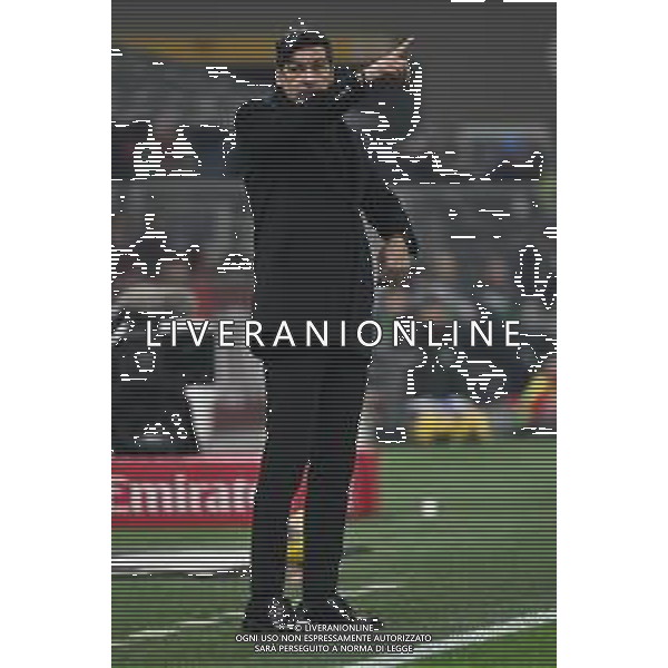 Milan vs Sassuolo nella foto Paulo Fonseca allenatore Milan Milano 03-12-2024 Stadio Giuseppe Meazza - San Siro Coppa Italia Frecciarossa - ottavi di finale foto Roberto Garavaglia/Agenzia Aldo Liverani sas