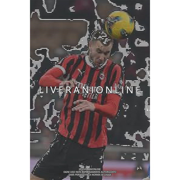 Milan vs Sassuolo nella foto Strahinja Pavlovic (Milan) Milano 03-12-2024 Stadio Giuseppe Meazza - San Siro Coppa Italia Frecciarossa - ottavi di finale foto Roberto Garavaglia/Agenzia Aldo Liverani sas