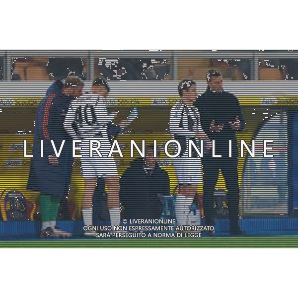 TVEM December 01, 2024 Lecce, Italy - US Lecce vs Juventus FC - Italian soccer serie A 2024/25 - Via Del Mare Stadium. In the pic: coach Thiago Motta of Juventus and Nicolò Fagioli of Juventus ©Emmanuele Matrodonato - AGENZIA ALDO LIVERANI SAS
