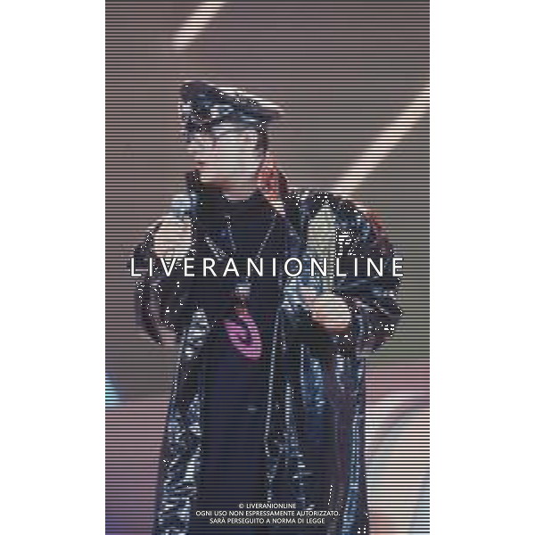 DIAP-RETROSPETTIVA BOY GEORGE CANTANTE NELLA FOTO BOY GEORGE AL FESTIVAL DI SAINT VINCENT NELL\'ANNO 1985 AG ALDO LIVERANI SAS