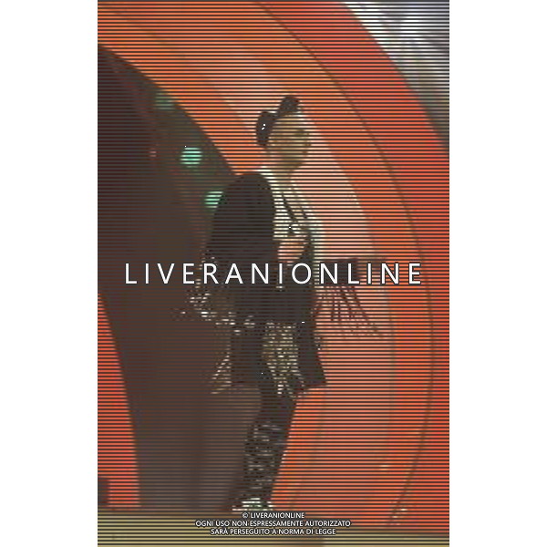 DIAP-RETROSPETTIVA BOY GEORGE CANTANTE NELLA FOTO BOY GEORGE AL FESTIVAL DI SAINT VINCENT NELL\'ANNO 1985 AG ALDO LIVERANI SAS