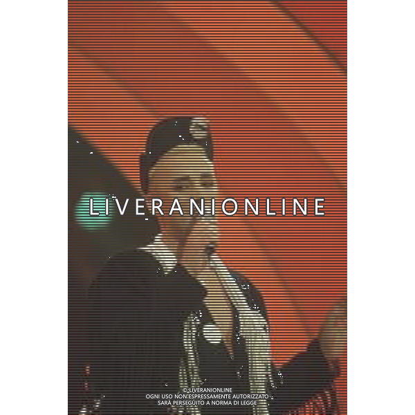 DIAP-RETROSPETTIVA BOY GEORGE CANTANTE NELLA FOTO BOY GEORGE AL FESTIVAL DI SAINT VINCENT NELL\'ANNO 1985 AG ALDO LIVERANI SAS