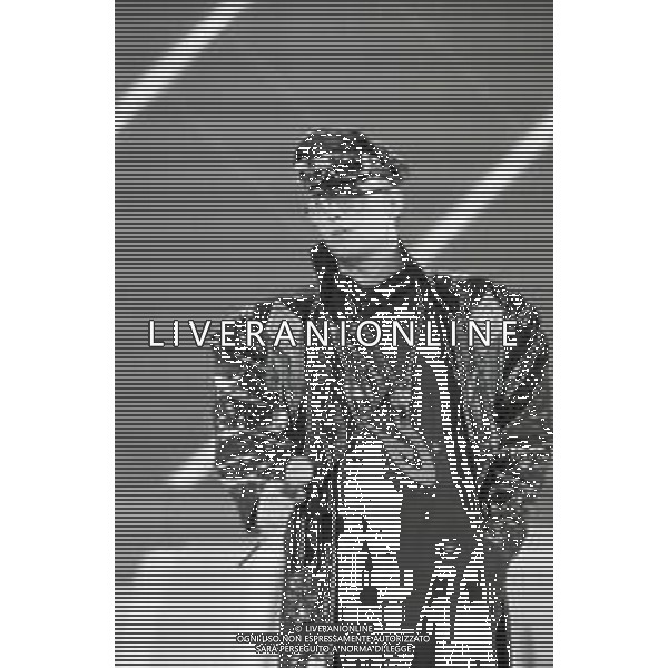 NEG-RETROSPETTIVA BOY GEORGE CANTANTE NELLA FOTO BOY GEORGE AL FESTIVAL DI SAINT VINCENT NELL\'ANNO 1985 AG ALDO LIVERANI SAS