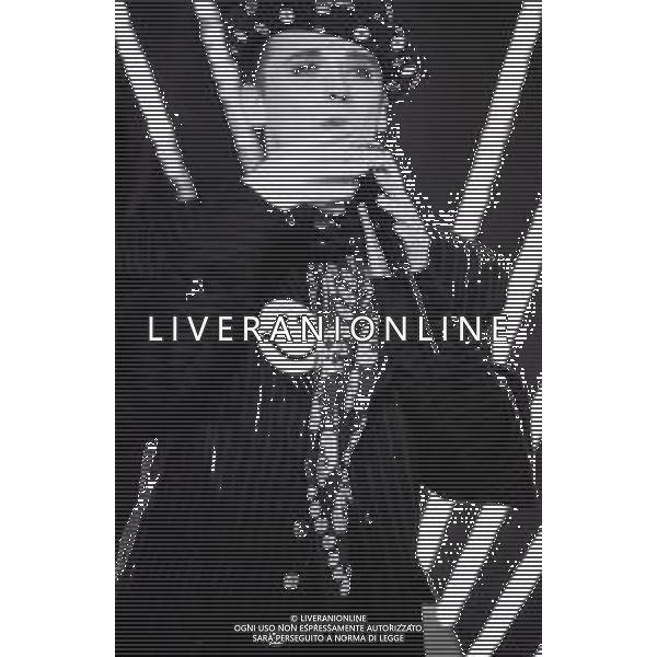 NEG-RETROSPETTIVA BOY GEORGE CANTANTE NELLA FOTO BOY GEORGE NELL\'ANNO 1989 AG ALDO LIVERANI SAS 