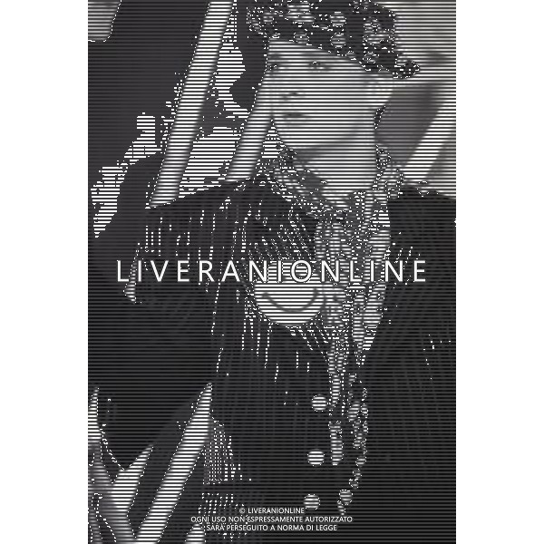 NEG-RETROSPETTIVA BOY GEORGE CANTANTE NELLA FOTO BOY GEORGE NELL\'ANNO 1989 AG ALDO LIVERANI SAS 