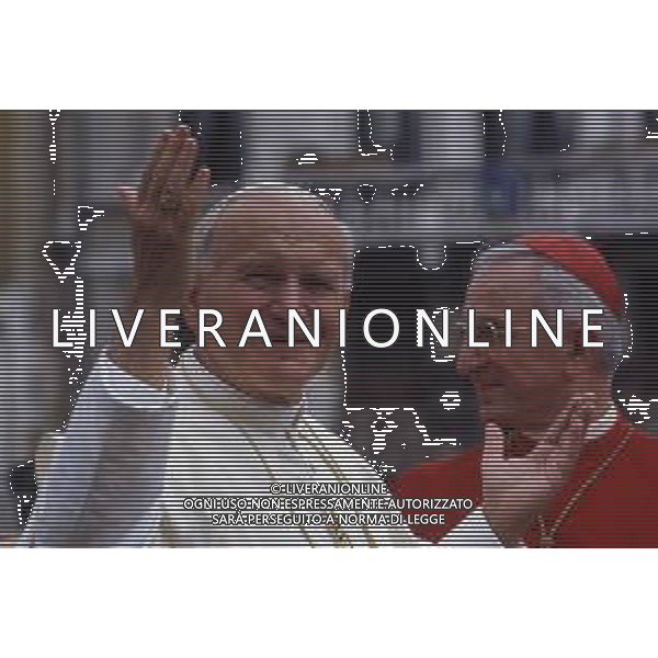 DIAP-15-17-06 1985 VENEZIA VISITA PASTORALE DEL PAPA GIOVANNI PAOLO II Karol Józef Wojtyła NELLA FOTO GIOVANNI PAOLO II Karol Józef Wojtyła A VENEZIA AG ALDO LIVERANI SAS
