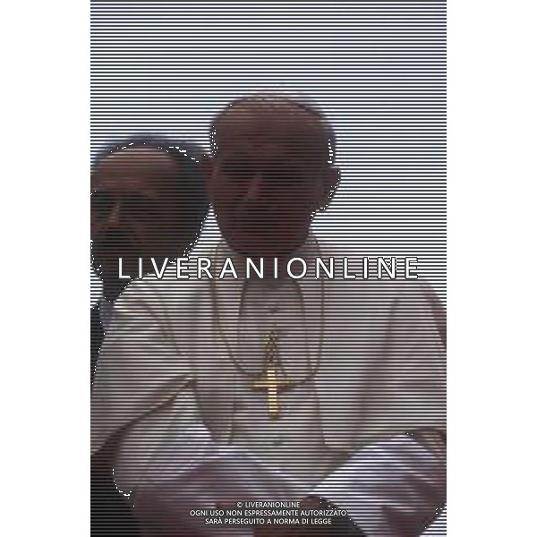 DIAP-15-17-06 1985 VENEZIA VISITA PASTORALE DEL PAPA GIOVANNI PAOLO II Karol Józef Wojtyła NELLA FOTO GIOVANNI PAOLO II Karol Józef Wojtyła A VENEZIA AG ALDO LIVERANI SAS