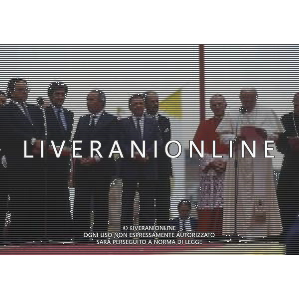 DIAP-15-17-06 1985 VENEZIA VISITA PASTORALE DEL PAPA GIOVANNI PAOLO II Karol Józef Wojtyła NELLA FOTO GIOVANNI PAOLO II Karol Józef Wojtyła A VENEZIA AG ALDO LIVERANI SAS