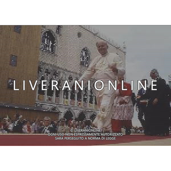 DIAP-15-17-06 1985 VENEZIA VISITA PASTORALE DEL PAPA GIOVANNI PAOLO II Karol Józef Wojtyła NELLA FOTO GIOVANNI PAOLO II Karol Józef Wojtyła A VENEZIA AG ALDO LIVERANI SAS