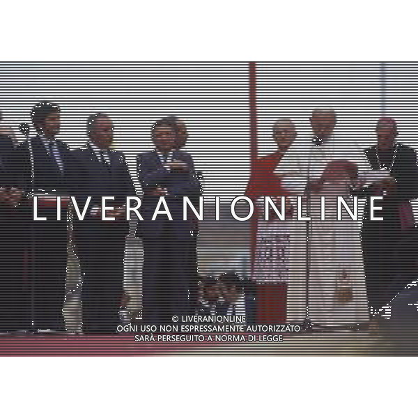DIAP-15-17-06 1985 VENEZIA VISITA PASTORALE DEL PAPA GIOVANNI PAOLO II Karol Józef Wojtyła NELLA FOTO GIOVANNI PAOLO II Karol Józef Wojtyła A VENEZIA AG ALDO LIVERANI SAS