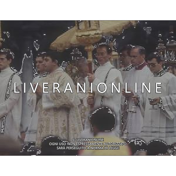 DIAP-15-17-06 1985 VENEZIA VISITA PASTORALE DEL PAPA GIOVANNI PAOLO II Karol Józef Wojtyła NELLA FOTO GIOVANNI PAOLO II Karol Józef Wojtyła A VENEZIA AG ALDO LIVERANI SAS