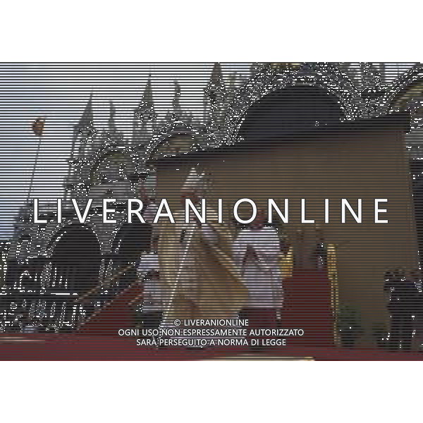 DIAP-15-17-06 1985 VENEZIA VISITA PASTORALE DEL PAPA GIOVANNI PAOLO II Karol Józef Wojtyła NELLA FOTO GIOVANNI PAOLO II Karol Józef Wojtyła A VENEZIA AG ALDO LIVERANI SAS