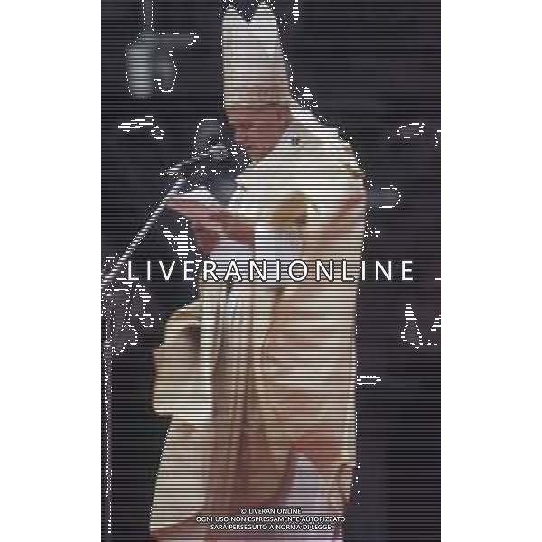 DIAP-15-17-06 1985 VENEZIA VISITA PASTORALE DEL PAPA GIOVANNI PAOLO II Karol Józef Wojtyła NELLA FOTO GIOVANNI PAOLO II Karol Józef Wojtyła A VENEZIA AG ALDO LIVERANI SAS
