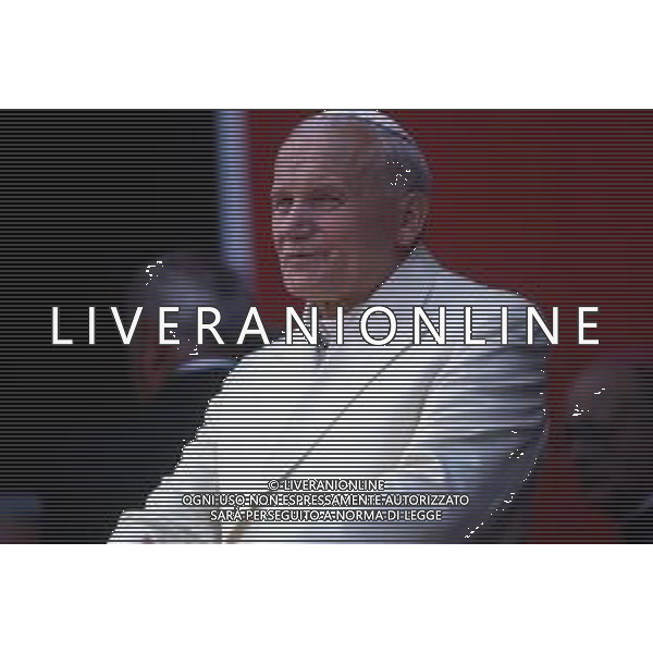 DIAP-15-17-06 1985 VENEZIA VISITA PASTORALE DEL PAPA GIOVANNI PAOLO II Karol Józef Wojtyła NELLA FOTO GIOVANNI PAOLO II Karol Józef Wojtyła A VENEZIA AG ALDO LIVERANI SAS