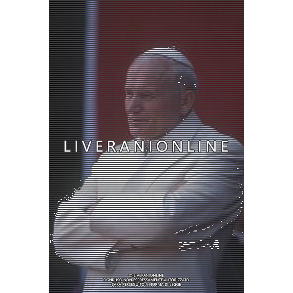 DIAP-15-17-06 1985 VENEZIA VISITA PASTORALE DEL PAPA GIOVANNI PAOLO II Karol Józef Wojtyła NELLA FOTO GIOVANNI PAOLO II Karol Józef Wojtyła A VENEZIA AG ALDO LIVERANI SAS