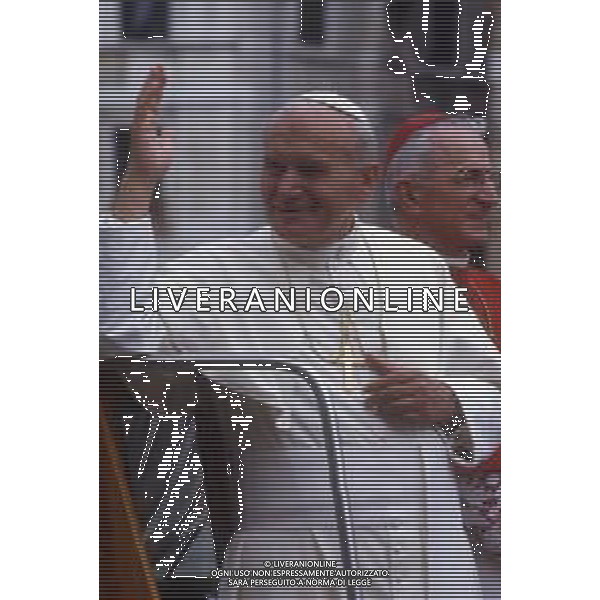 DIAP-15-17-06 1985 VENEZIA VISITA PASTORALE DEL PAPA GIOVANNI PAOLO II Karol Józef Wojtyła NELLA FOTO GIOVANNI PAOLO II Karol Józef Wojtyła A VENEZIA AG ALDO LIVERANI SAS
