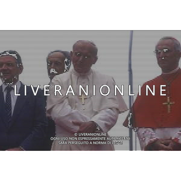 DIAP-15-17-06 1985 VENEZIA VISITA PASTORALE DEL PAPA GIOVANNI PAOLO II Karol Józef Wojtyła NELLA FOTO GIOVANNI PAOLO II Karol Józef Wojtyła A VENEZIA AG ALDO LIVERANI SAS