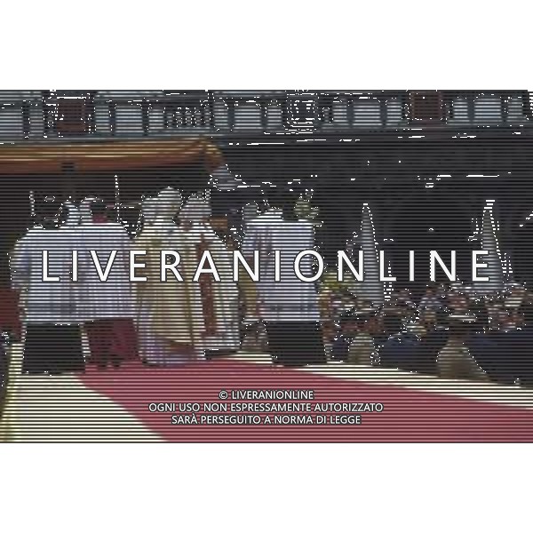 DIAP-15-17-06 1985 VENEZIA VISITA PASTORALE DEL PAPA GIOVANNI PAOLO II Karol Józef Wojtyła NELLA FOTO GIOVANNI PAOLO II Karol Józef Wojtyła A VENEZIA AG ALDO LIVERANI SAS