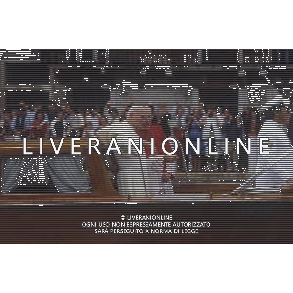 DIAP-15-17-06 1985 VENEZIA VISITA PASTORALE DEL PAPA GIOVANNI PAOLO II Karol Józef Wojtyła NELLA FOTO GIOVANNI PAOLO II Karol Józef Wojtyła A VENEZIA AG ALDO LIVERANI SAS